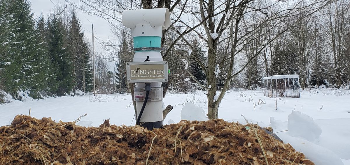 Winter Solar Composting